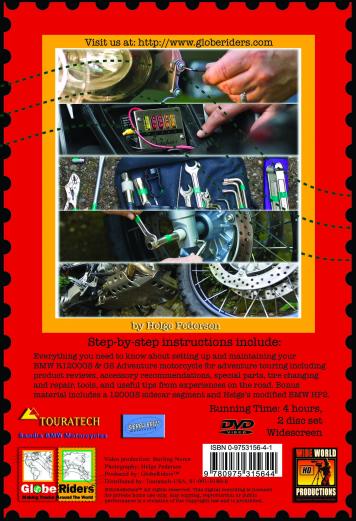 Globeriders bmw r1200gs instructional dvd #3
