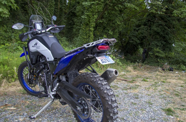 AltRider Tail Tidy Fender Eliminator with Cyclops Tuff Light Full Flex Blinkers for the Yamaha Tenere 700