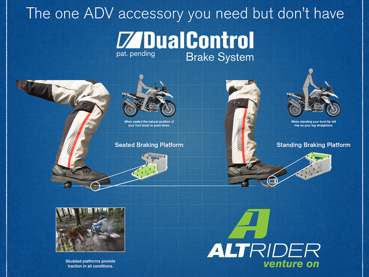 AltRider DualControl Brake System for Honda CRF1000L and CRF1100L Africa Twin/ ADV Sports