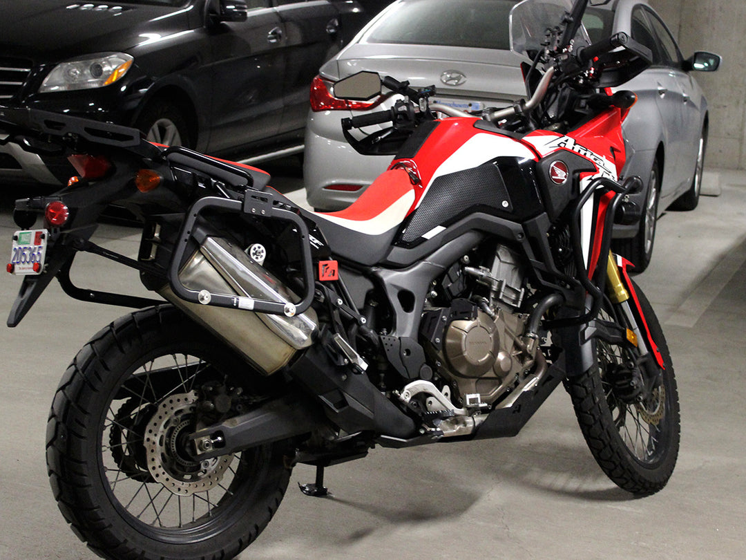 AltRider Upper Crash Bars for the Honda CRF1000L Africa Twin (with installation bracket) - Black
