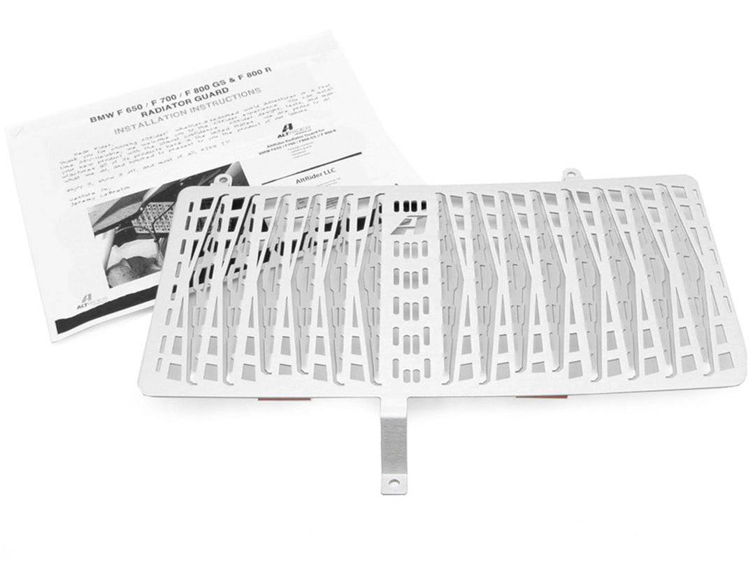 AltRider Radiator Guard for the BMW F 800 GS (2008-2012) - Silver