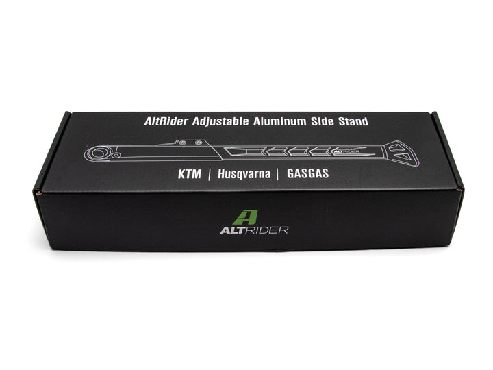 AltRider Adjustable Aluminum Side Stand for KTM / Husqvarna / GasGas Dirt Bikes