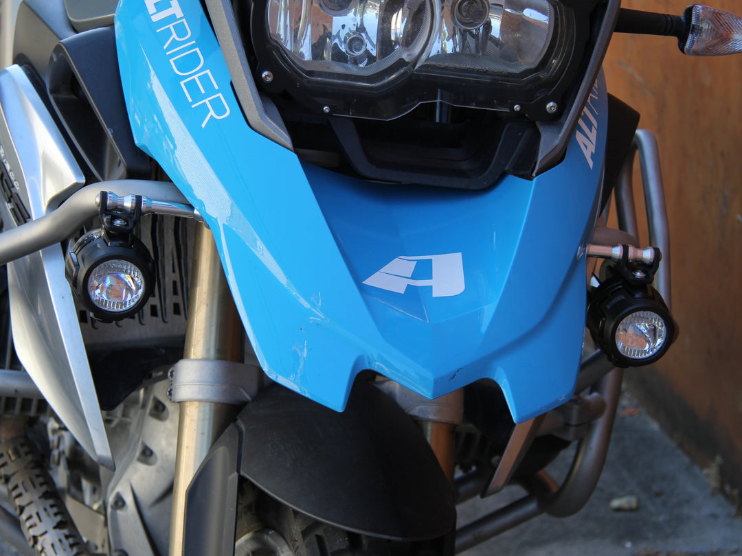 AltRider Upper Crash Bar Light Mount Kit for BMW R 1200 GS (2013-2016) and R 1250 GS OEM LED