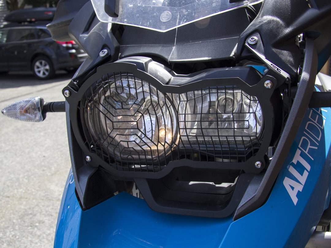 AltRider Headlight Guard Kit with Stainless Steel Lens for the BMW R 1200 & R 1250 GS /GSA