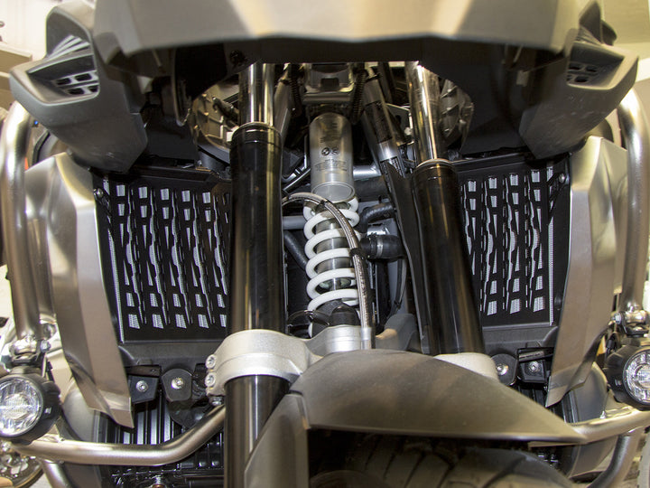 AltRider Radiator Guard for the BMW R 1250 GS Adventure Water Cooled - Black