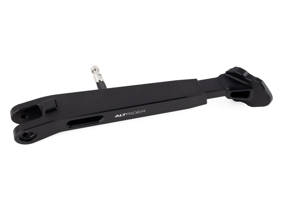 AltRider Adjustable Aluminum Side Stand for the Aprilia Tuareg 660