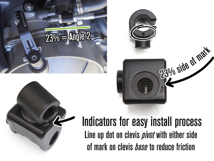 AltRider Clutch Arm Extension for the Aprilia Tuareg 660